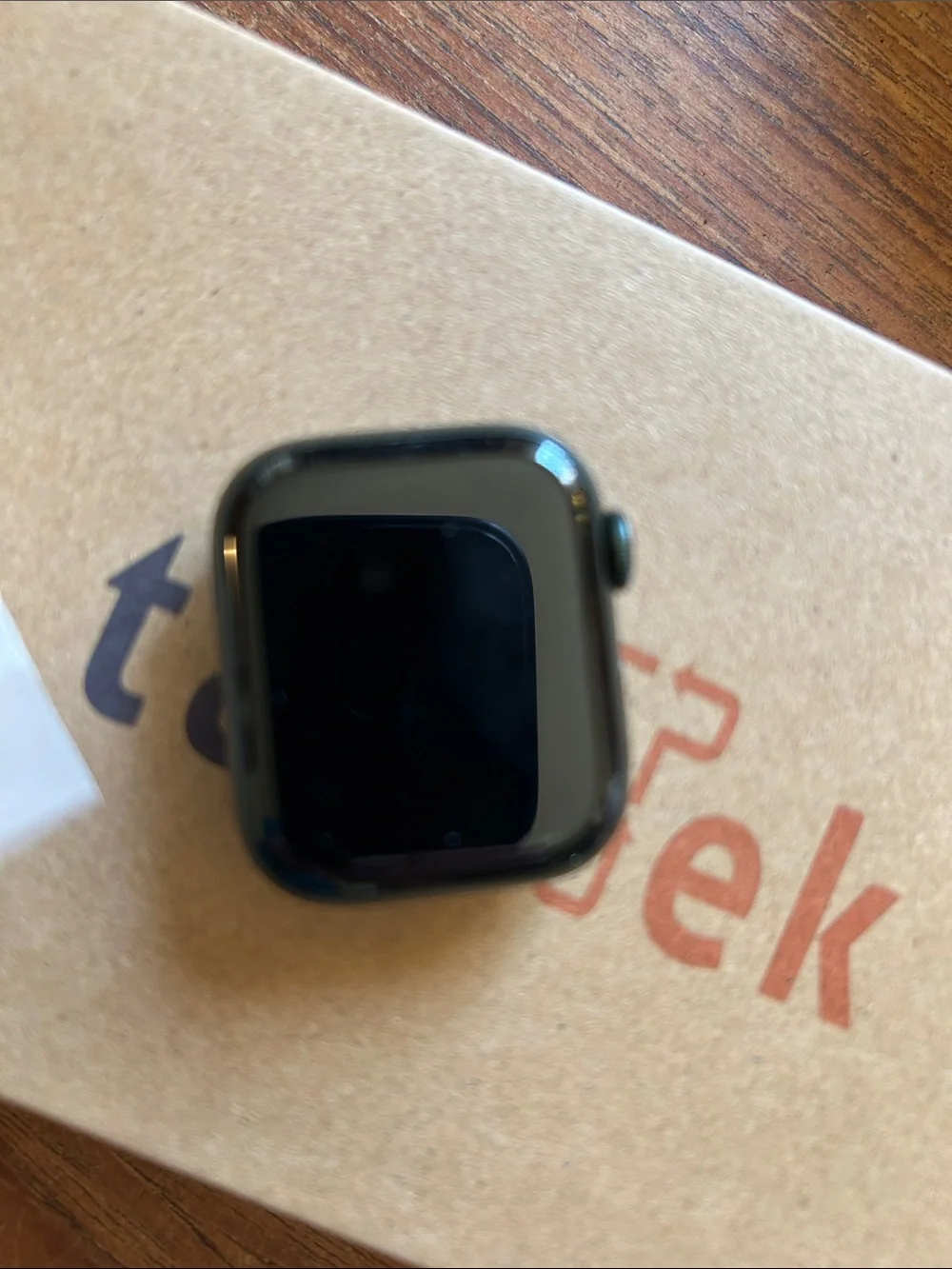 Refurbished Apple Watch and Charger Kit in Green and White